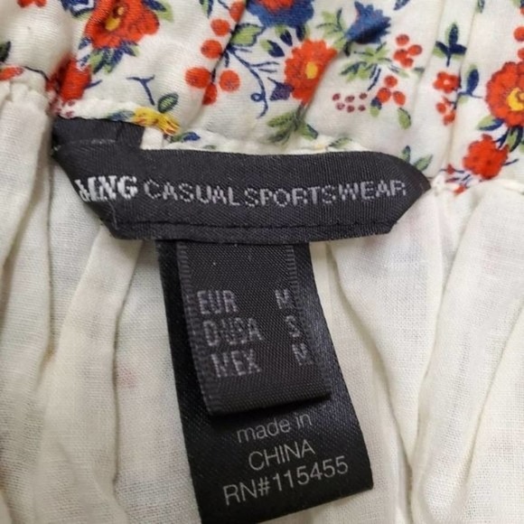 Spring Boho Ditsy Prairie Floral Lined Mini Skirt with Pockets - Picture 8 of 8